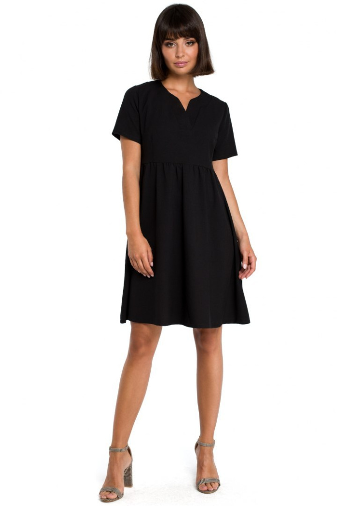 Sukienka mini - Letnia - czarna